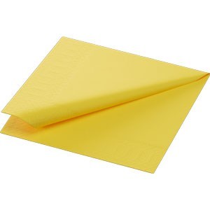 Duni Tissue Napkin, 2ply 24cm, Yellow