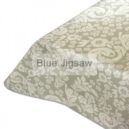 White Delight Wipeclean PVC Tablecloth