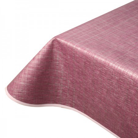 Textured Linen Violet Wipeclean PVC Tablecloth