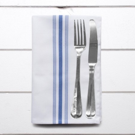 Bistro Table Napkins Blue Stripe 46cm x 56cm