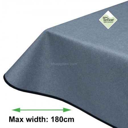 Maison Soft Granite Plain Acrylic Coated Wipe Clean Tablecloth