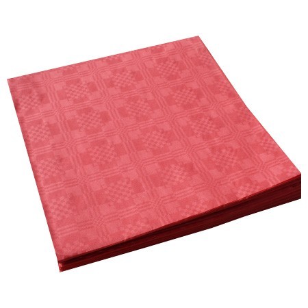 Dispotex Paper Tablecovers, 90cm x 88cm, Red