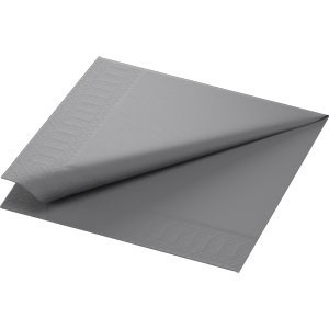 Duni Tissue Napkin, 2ply 40cm, Granite Grey