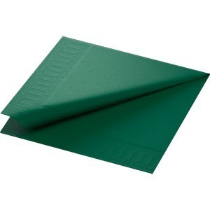 Duni Tissue Napkin, 2ply 33cm, Dark Green