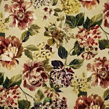 Prestigious Textiles Fontainebleau Furnishing Fabric, Ruby, Remnant