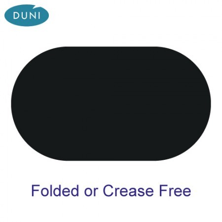 Dunicel® Oval Tablecover Black
