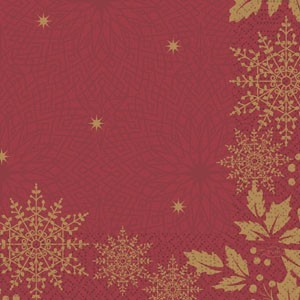 Christmas Oilcloth Tablecloth, Christmas Ivory, Gloss