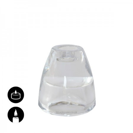 Duni Glass Candle Holder 2 In 1, 75mm x Ø70mm