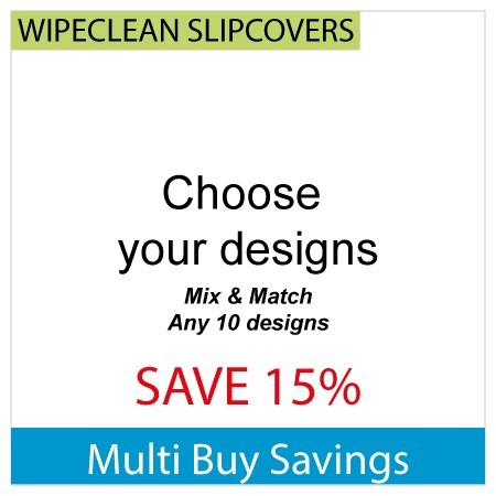 Wipeclean Slipcover, Multi Buy Pack of 10