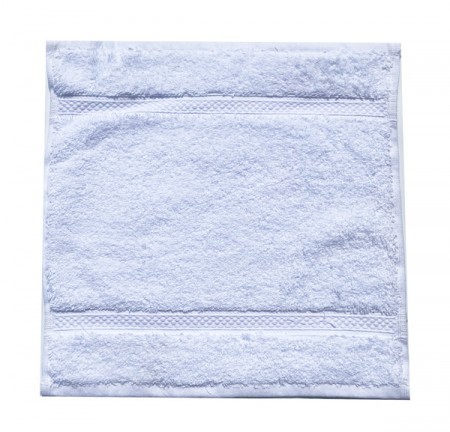 White Cotton Face Cloth, 600gsm, 30x30cm