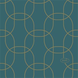 Duni Christmas Golden Deco Dunisoft® Napkin 20cm