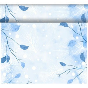 Duni Christmas Frosted Winter Dunicel® Tete-a-Tete, 40cm x 24m