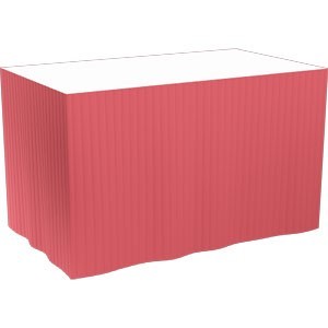 Dunicel® Tableskirt 72cm x 4m Bordeaux