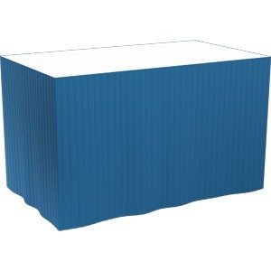 Dunicel® Tableskirt 72cm x 4m Dark Blue