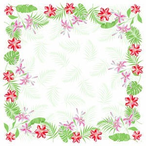 Tropical Lily Dunisilk® Slipcover 84cm x 84cm