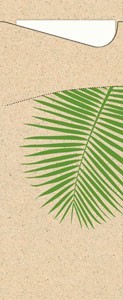 Duni Sacchetto® Tissue, Leaf, White Napkin