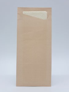 Duni Sacchetto® Tissue, Natural, Cream Napkin