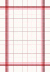 Duni Towel Napkin, 38cm x 54cm, Red