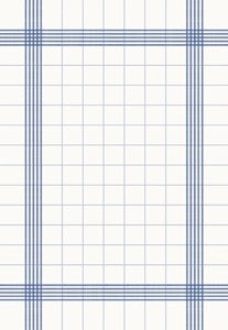 Duni Towel Napkin, 38cm x 54cm, Blue