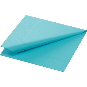 Duni Tissue Napkin, 3ply 24cm Mint Blue