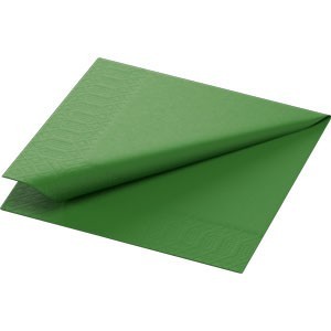 Duni Tissue Napkin, 3ply 24cm Leaf Green