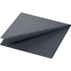 Duni Tissue Napkin, 3ply 24cm Black