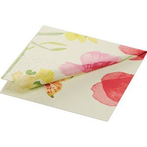 Duni Tissue Napkin, 3ply 24cm Poppy Field