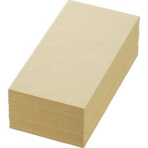Duni Tissue Napkin, 3ply 40cm, 1/8 Book Folded Cream