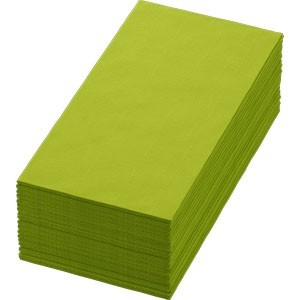 Duni Tissue Napkin, 3ply 40cm, 1/8 Book Folded Kiwi