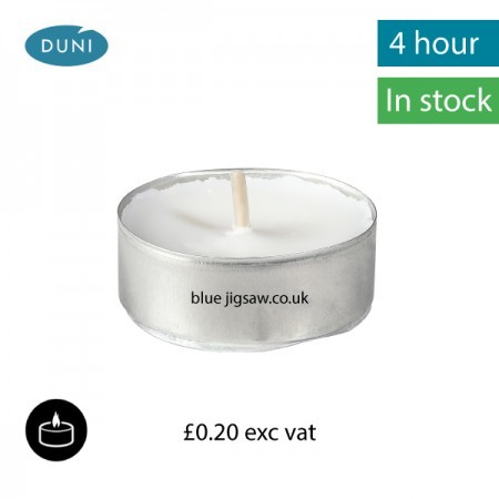 Duni Tealight Candle, 4 Hour, Ø39mm, Pack of 50