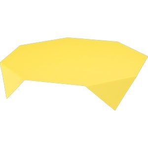 Linnea Yellow Dunisilk® Slipcover 84cm x 84cm