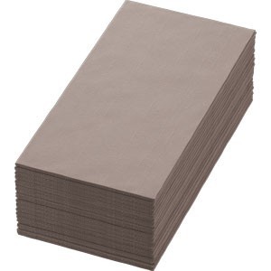 Greige Bio Dunisoft® Napkins, 1/8 Book Folded 40cm x 40cm