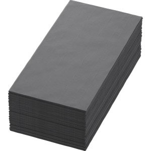 Granite Grey Bio Dunisoft® Napkins, 1/8 Book Folded 40cm x 40cm