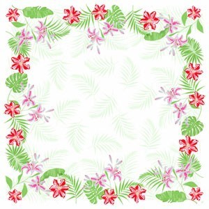 Dunicel Slipcovers, 84cm x 84cm, Tropical Lily