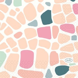 Duni Tissue Napkin, 3ply 24cm Ocean Pebbles