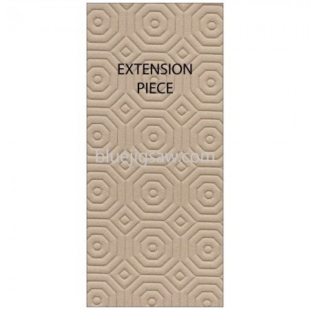 Rectangle Extension Beige Table Protector
