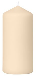 Duni Matt Sand Pillar Candle, 150mm x Ø70mm