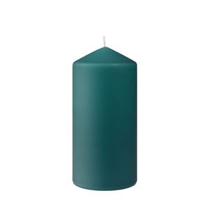 Duni Matt Ocean Teal Pillar Candle, 150mm x Ø70mm