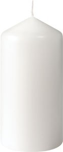 Duni White Pillar Candle 100mm x Ø50mm