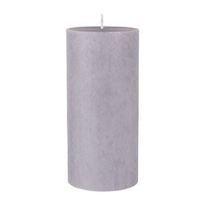 Duni Stearin Grey Pillar Candle, 150mm x Ø70mm