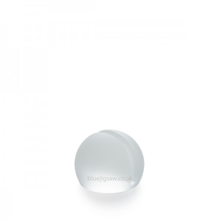 Menu Holder Droplet, Frosted Glass, 4.5cm x Ø6cm