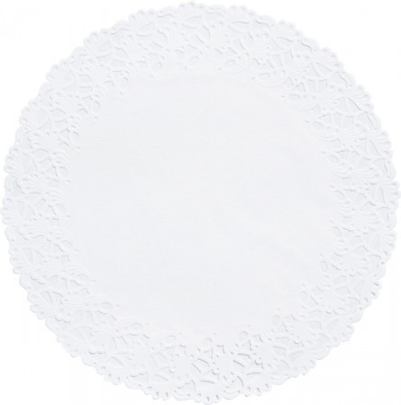 Duni White Doilies Round, Ø25cm