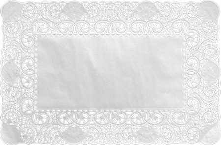 Duni White Doilies Rectangle, 25cm x 35cm