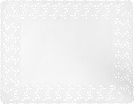 Duni White Doilies Rectangle, 35cm x 45cm