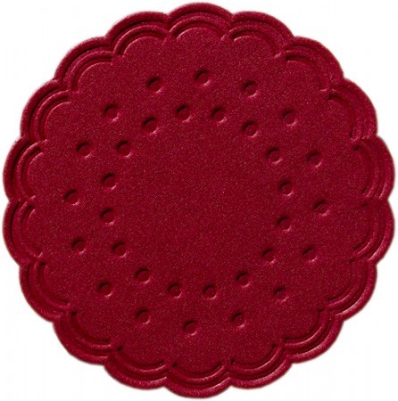 Duni Bordeaux Paper Coaster Round Ø7.5cm