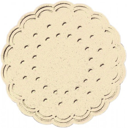 Duni Cream Paper Coaster Round Ø7.5cm
