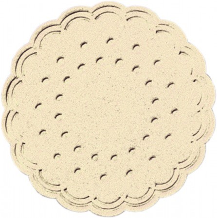 Duni Cream Paper Coaster Round Ø7.5cm