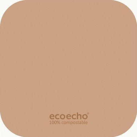 Duni eco Brown Paper Coaster, Square 8.5cm x 8.5cm