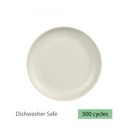 Duni Reusable Serve Plate Round, Beige Ø23.5cm