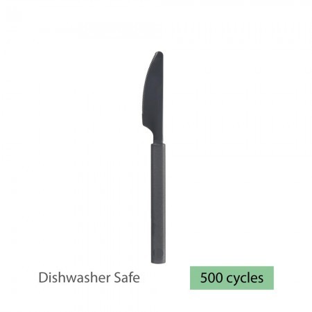 Duni Granite Knife Reusable 19cm Dark Grey